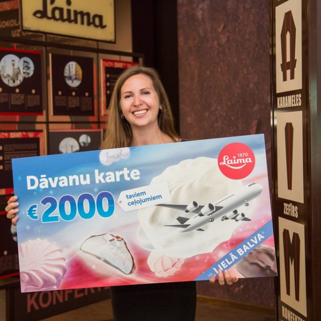 Galerijas bilde no.2 - Divās “Laimas” saldumu loterijās laimēti ceļojumi vairāku tūkstošu eiro vērtībā