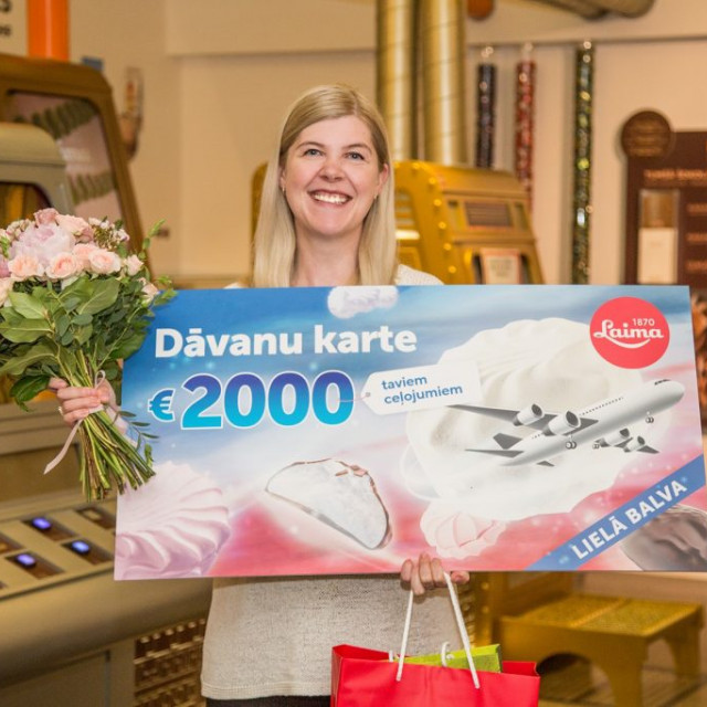 Galerijas bilde no.3 - Divās “Laimas” saldumu loterijās laimēti ceļojumi vairāku tūkstošu eiro vērtībā