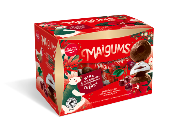 Maigums zefīrs šokolādē ar RMB ķiršu pildījumu